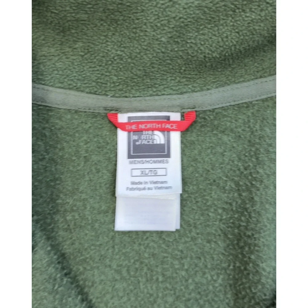 The North Face Gray Fleece Quarter Zip Pullover Sweater Sweatshirt Men's Size XL
